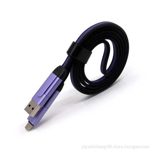 1M OTG Type C Light ning Usb Cable Fast Charging Charger Micro Usb Data Cables 10 in 1 Usb Charging Cable